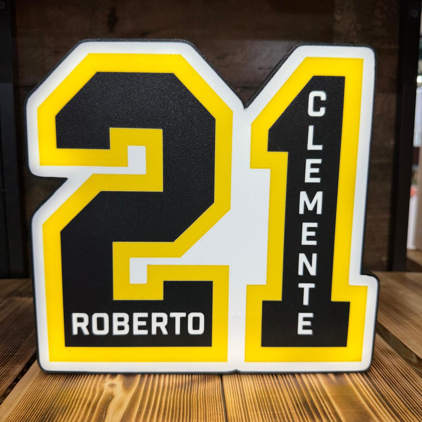 Roberto Clemente 21 3D Led Light