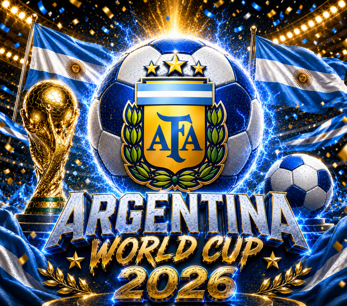 Fifa 2026 Argentina 20oz Tumbler S1