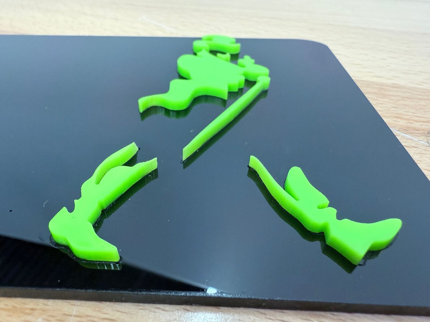 Tablilla Larga Euro PFKNR Johnny Walker  Full Acrylic 3D