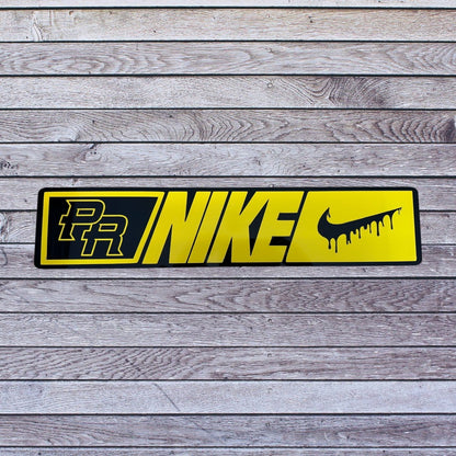 Tablilla Euro PR  Acrilico y Vinil Nike PR/N/N