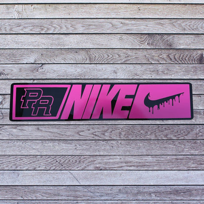 Tablilla Euro PR  Acrilico y Vinil Nike PR/N/N