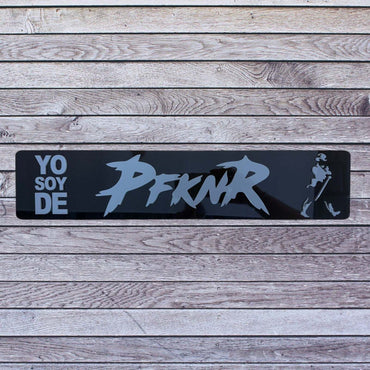 Tablilla Larga Euro PFKNR Johnny Walker  Full Acrylic 3D