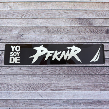 Tablilla Euro PR  Yo Soy de PFKNR Custom , Nautica Full Acrylic 3D