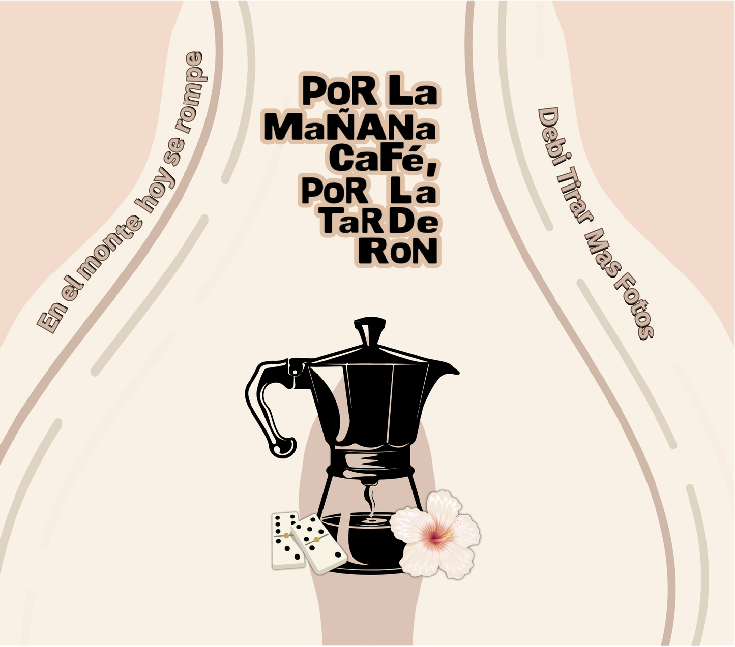 DTMF Bad Bunny 20oz Tumbler Cafe y Ron