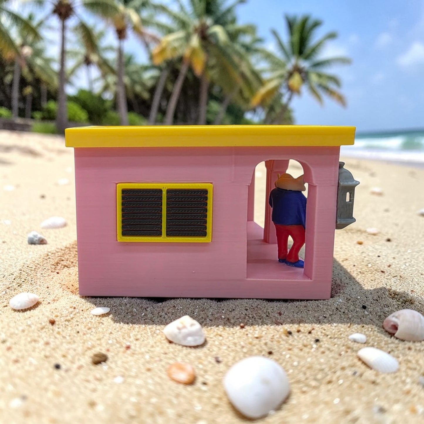 La Casita Boricua Con Florero