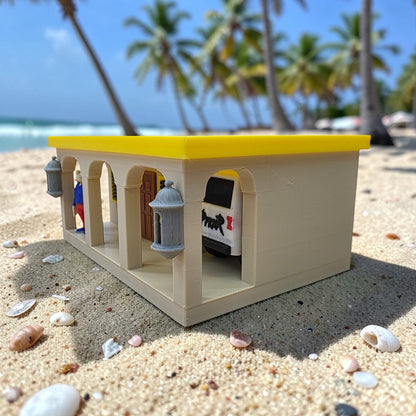 La Casita Boricua Con Florero