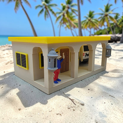 La Casita Boricua Con Florero