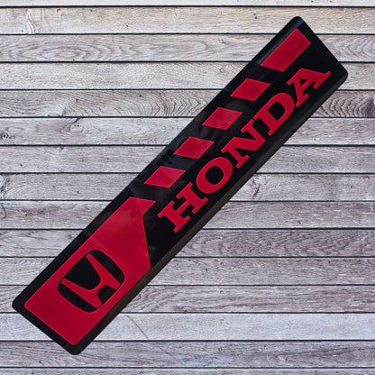 Tablilla Euro Honda Custom Full Acrylic 3D Style 3
