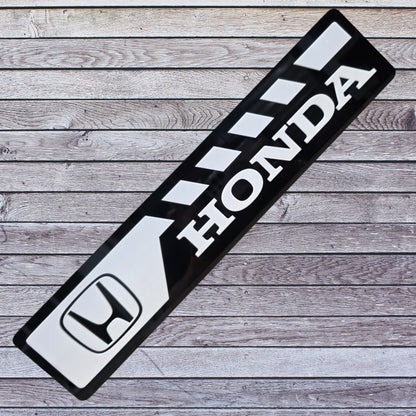 Tablilla Euro Honda Custom Full Acrylic 3D Style 2