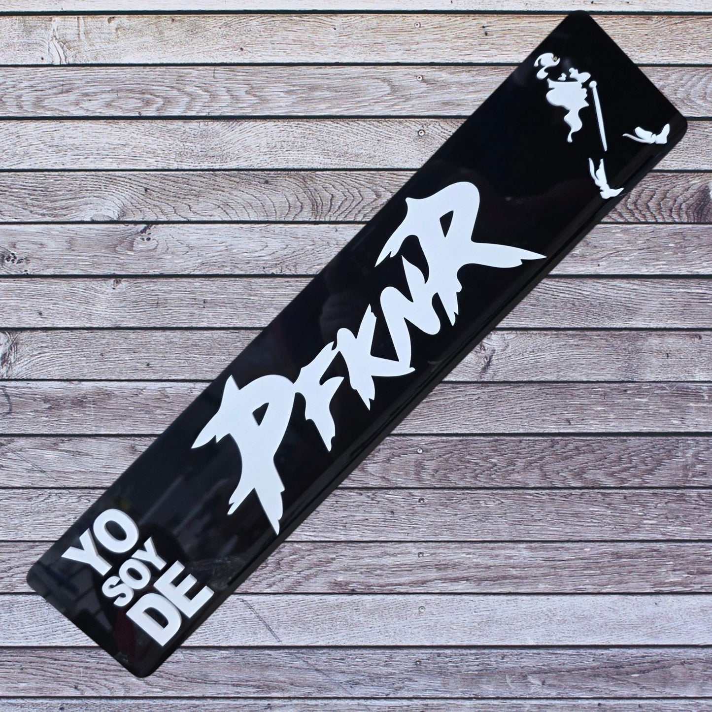 Tablilla Larga Euro PFKNR Johnny Walker  Full Acrylic 3D