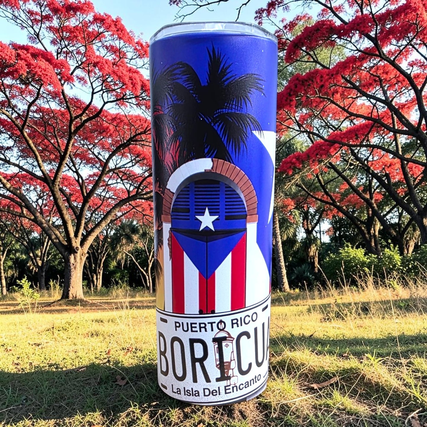 Puerto Rico  20oz Tumbler Tablilla