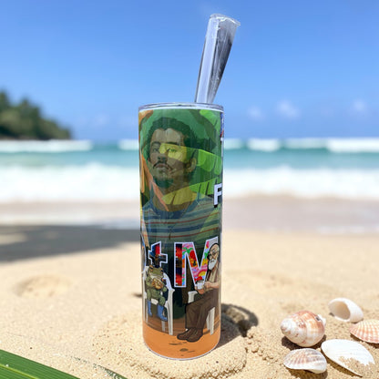 DTMF Bad Bunny 20oz Tumbler COnCHO Puerto Rico S2