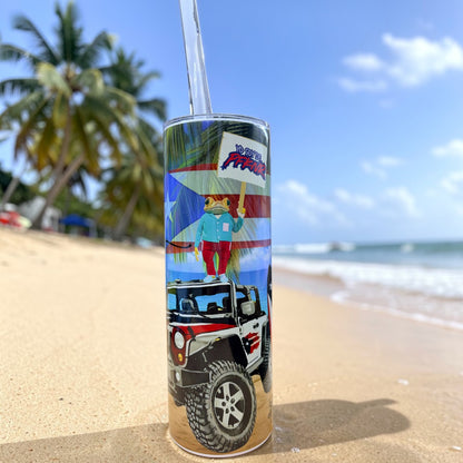 PFKNR Bad Bunny Jeep 20oz Tumbler