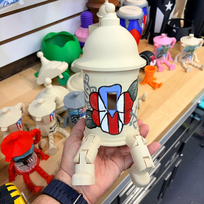 Garita Amapola X-Large 3D Print Pintada a Mano