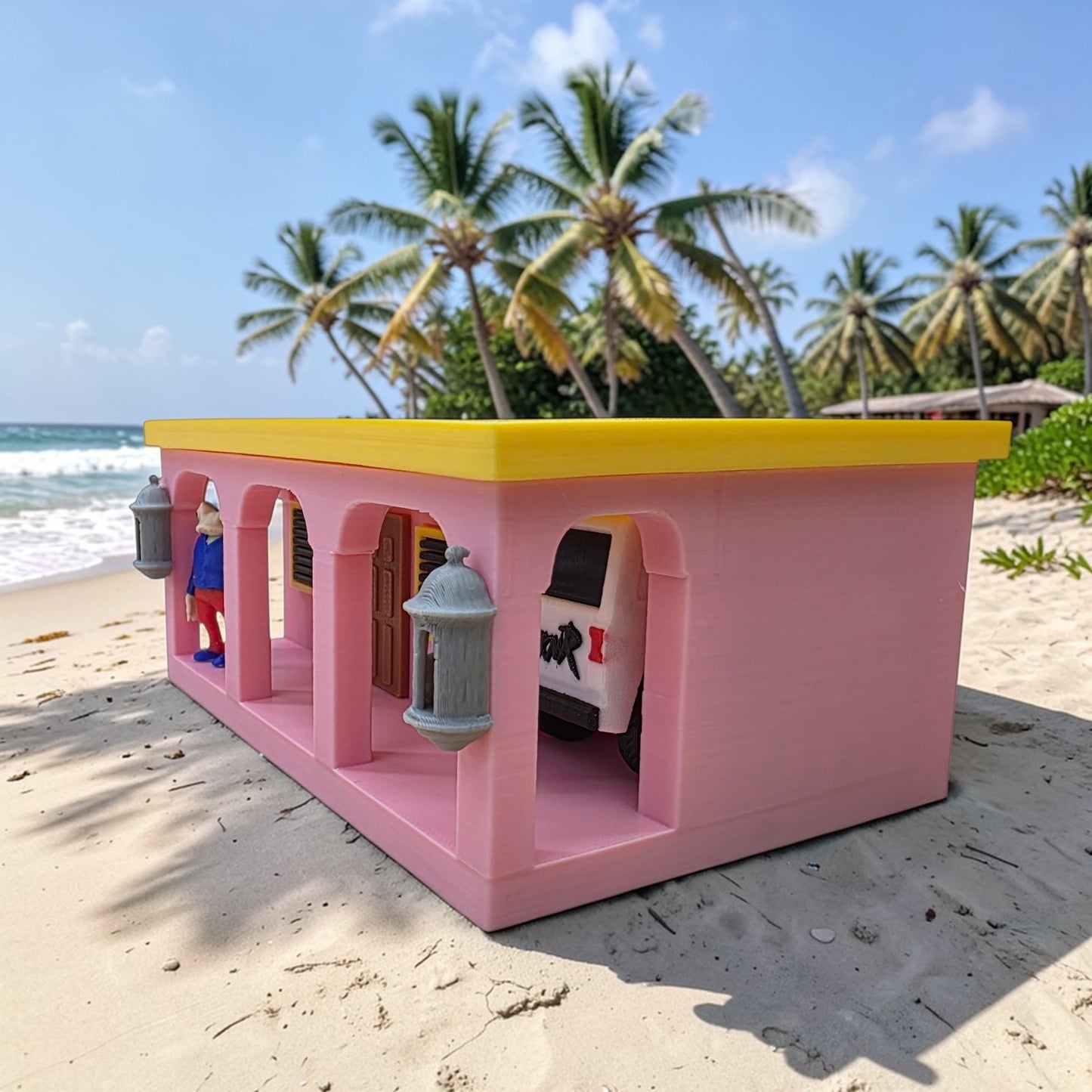 La Casita Boricua Con Florero