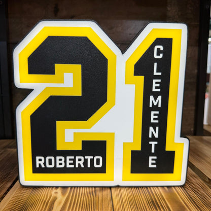 Roberto Clemente 21 3D Led Light