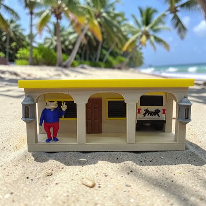 La Casita Boricua Con Florero