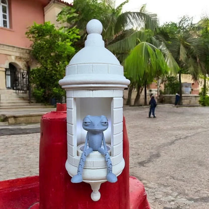 Garita Boricua con Sapo  3D Print