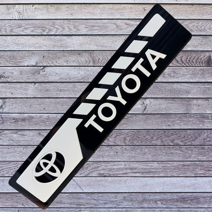 Tablilla Larga Euro Toyota Puerto Rico Full Acrylic 3D
